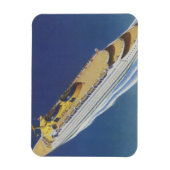 Uitzicht van een  cruiseschip in de oceaan magneet (Verticaal)