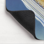 Uitzicht van een  cruiseschip in de oceaan muismat (Hoek)