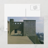 Uitzicht van een dakboog uit het westen, gebouwd t briefkaart (Voorkant / Achterkant)