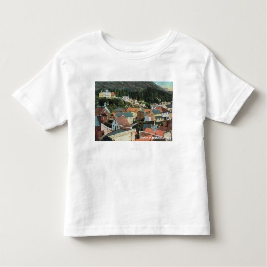 Uitzicht van een deel van de stad kinder shirts (Voorkant)