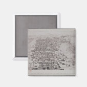 Uitzicht van een deel van de stad Timbuktu van een Magneet (Voorkant / Achterkant)