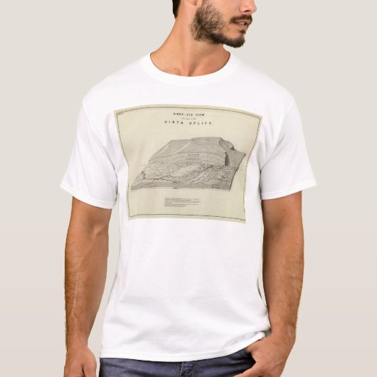 Uitzicht van een deel van de uinta-uplift t-shirt (Voorkant)