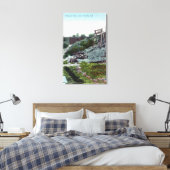 Uitzicht van een Diamond MineOroville, CA Canvas Afdruk (Insitu (Slaapkamer))