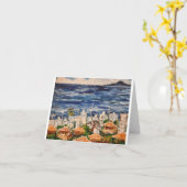 Uitzicht van een eiland (Okinawa) Kaart (Gele Bloem)