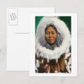 Uitzicht van een Eskimo Beauty Briefkaart (Voorkant / Achterkant)