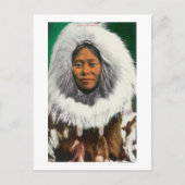 Uitzicht van een Eskimo Beauty Briefkaart (Voorkant)