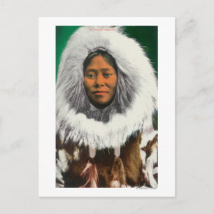 Uitzicht van een Eskimo Beauty Briefkaart