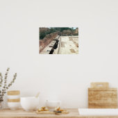 Uitzicht van een gemeenschappelijk toilet poster (Keuken)