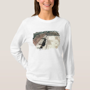 Uitzicht van een gemeenschappelijk toilet t-shirt