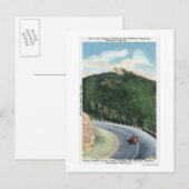 Uitzicht van een Hairpin Curve op de Memorial Hwy Briefkaart (Voorkant / Achterkant)