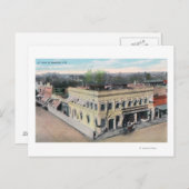 Uitzicht van een Hanford Street Corner Briefkaart (Voorkant / Achterkant)