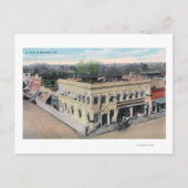 Uitzicht van een Hanford Street Corner Briefkaart (Voorkant)