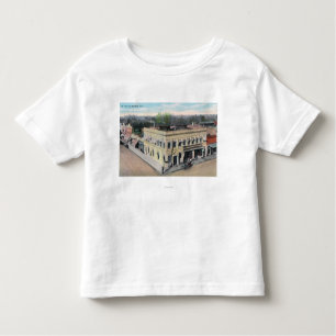 Uitzicht van een Hanford Street Corner Kinder Shirts