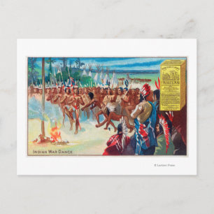 Uitzicht van een Indische Dans, Maizena Product Ad Briefkaart