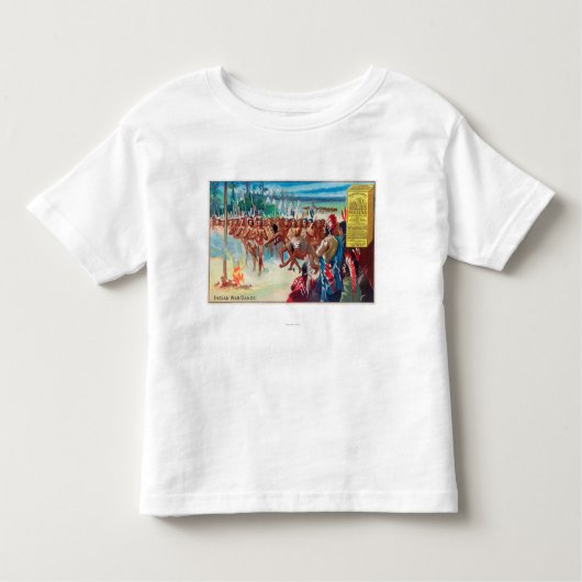 Uitzicht van een Indische Dans, Maizena Product Ad Kinder Shirts (Voorkant)