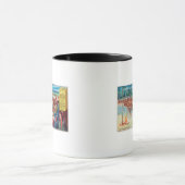 Uitzicht van een Indische Dans, Maizena Product Ad Mok (Midden)