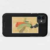 Uitzicht van een Japanse vrouw in Parijs, Frankrij Case-Mate iPhone Case (Achterkant (horizontaal))