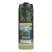 Uitzicht van een klein stadMeer Thermosbeker (Voorkant)