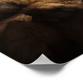 Uitzicht van een klif van een mooi landschap poster (Hoek)