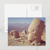 Uitzicht van een kolossaal hoofd en een adelaar briefkaart (Voorkant / Achterkant)