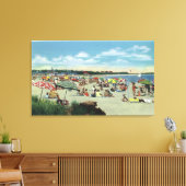 Uitzicht van een kruising van Craigville Beach Canvas Afdruk (Insitu (Woonkamer))