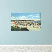 Uitzicht van een kruising van Craigville Beach Canvas Afdruk (Insitu (Houten vloer))