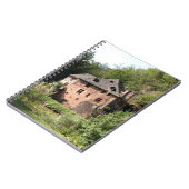 Uitzicht van een manorhuis (foto) notitieboek (Linkerzijde)