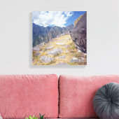 Uitzicht van een neerslag canvas afdruk (Insitu (Woonkamer))