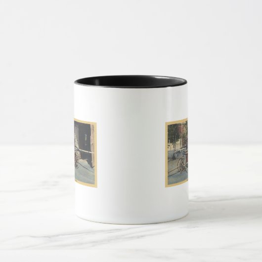 Uitzicht van een "Old Papeete"-engine Mok (Midden)