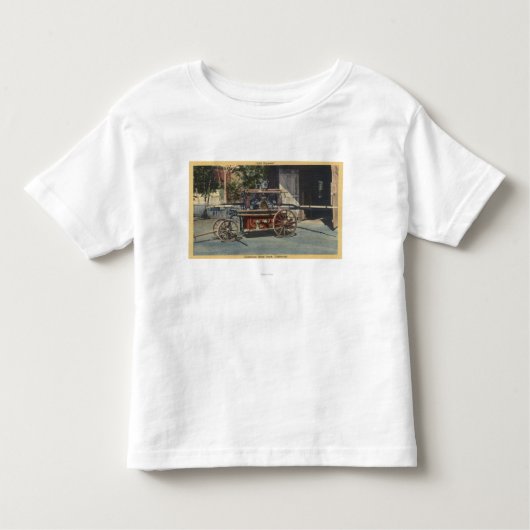 Uitzicht van een "Old Papeete"-motor Kinder Shirts (Voorkant)