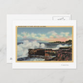 Uitzicht van een onderbreker op West Cliff Drive Briefkaart (Voorkant / Achterkant)