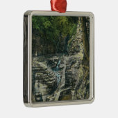 Uitzicht van een ophangingsbrug metalen ornament (Rechts)