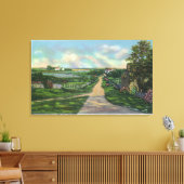 Uitzicht van een oude Kaapskuit Canvas Afdruk (Insitu (Woonkamer))