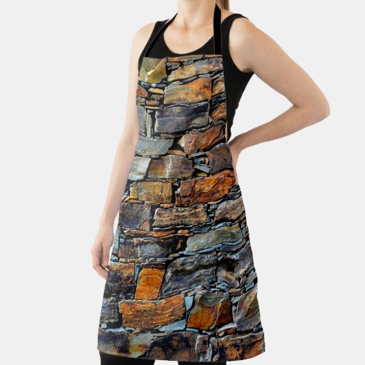 Uitzicht van een oude traditionele steen w. schort (Insitu)