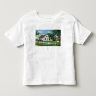 Uitzicht van een ouderwetse kabeljauw kinder shirts