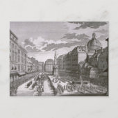 Uitzicht van een processie in de Graben Briefkaart (Voorkant)