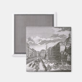 Uitzicht van een processie in de Graben Magneet (Voorkant / Achterkant)