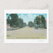 Uitzicht van een Residence StreetGilroy, CA Briefkaart (Voorkant)