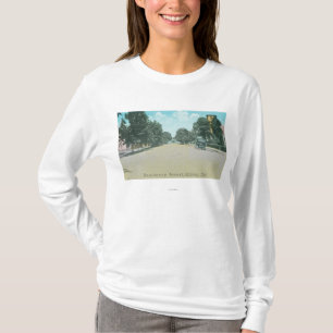 Uitzicht van een Residence StreetGilroy, CA T-shirt