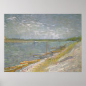 Uitzicht van een rivier de Rowing Boats door Vince Poster (Voorkant)