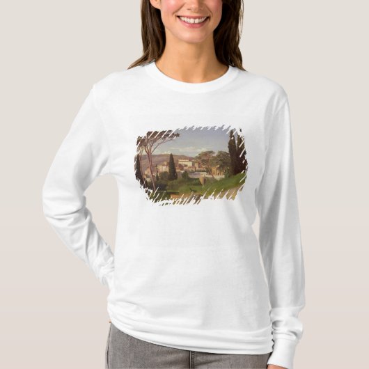 Uitzicht van een Roman Villa, 1844 T-shirt (Voorkant)