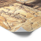 Uitzicht van een Romeins huis 1792 Poster (Hoek)