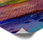 Uitzicht van een schilderij van een paletmesje dic poster (Hoek)