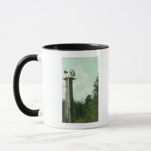 Uitzicht van een Sequoia Wind MillEureka, CA Mok