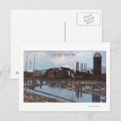 Uitzicht van een slavenziekte briefkaart (Voorkant / Achterkant)