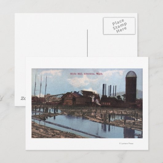 Uitzicht van een slavenziekte briefkaart (Voorkant / Achterkant)