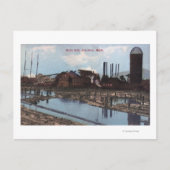 Uitzicht van een slavenziekte briefkaart (Voorkant)