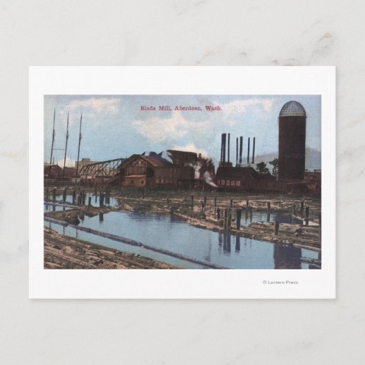 Uitzicht van een slavenziekte briefkaart (Voorkant)