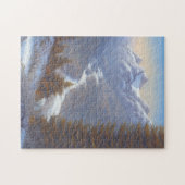 Uitzicht van een sneeuwbergtop legpuzzel (Horizontaal)