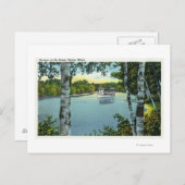 Uitzicht van een Steamer op de Songo Briefkaart (Voorkant / Achterkant)